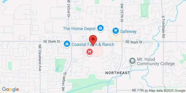 Map of 24950 SE Stark St Legacy Medical Group Gresham, OR 97030