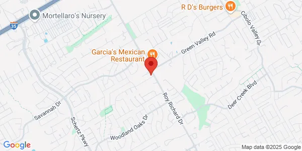 Map of 3401 Roy Richard Dr Schertz, TX 78154