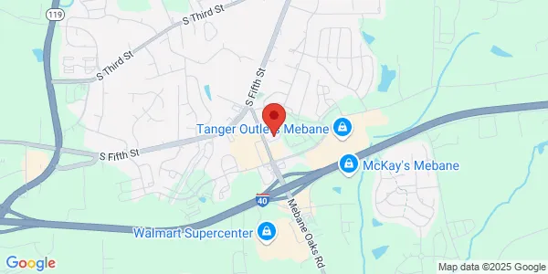 Map of 101 Medical Park Dr Ste C Mebane, NC 27302