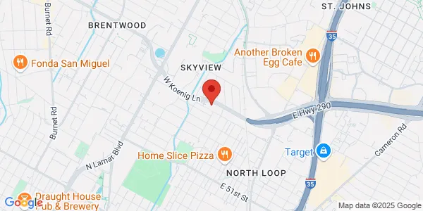 Map of 101 W Koenig Ln Ste 100 Austin, TX 78751
