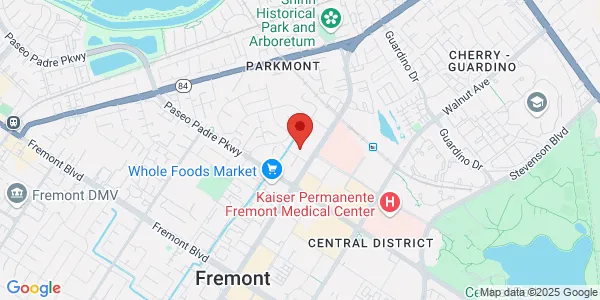 Map of 2287 Mowry Ave Ste E Fremont, CA 94538