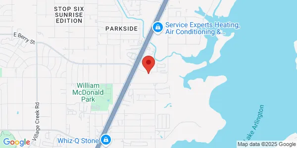 Map of 5848 E Berry St Fort Worth, TX 76119