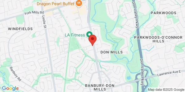 Map of 1310 Don Mills Road Suite 5 North York, ON M3B 2W6 Canada