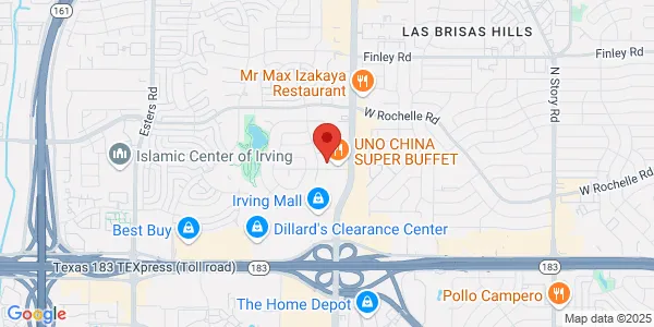 Map of 3425 Grande Bulevar Irving, TX 75062