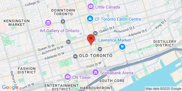 Map of 311 Bay Street Suite 3801 Toronto, ON M5H 4G5 Canada