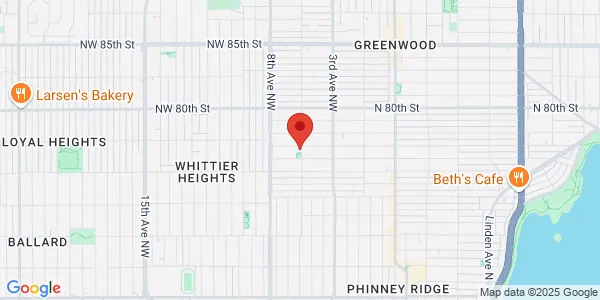 Map of 7619 6th Ave NW Seattle, WA 98117