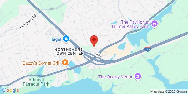 Map of 9625 Kroger Park Dr Knoxville, TN 37922