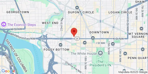 Map of 2021 K St NW Ste 725 Washington, DC 20006