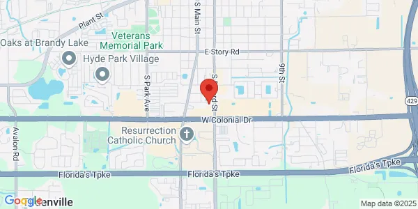 Map of 1002 S Dillard St Ste 106 Winter Garden, FL 34787