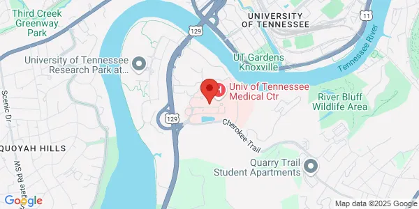 Map of 1928 Alcoa Hwy Ste B119 Knoxville, TN 37920