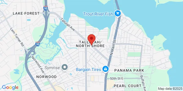 Map of 200 W 62nd St Jacksonville, FL 32208