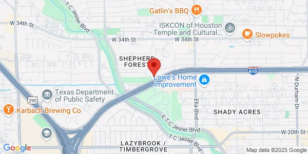Map of 1900 N Lp W Ste 180 Houston, TX 77018