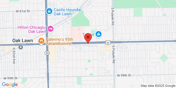 Map of 4301 W 95th St Oak Lawn, IL 60453