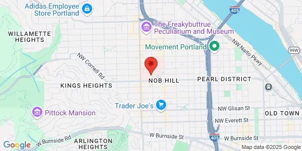 Map of 1015 NW 22nd Ave Portland, OR 97210