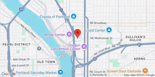 Map of 1225 NE 2nd Ave Portland, OR 97232