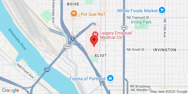 Map of 300 N Graham St Ste 200 Portland, OR 97227