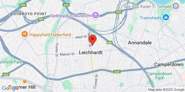 Map of 30-38 Short St Leichhardt New South Wales 2040 Australia