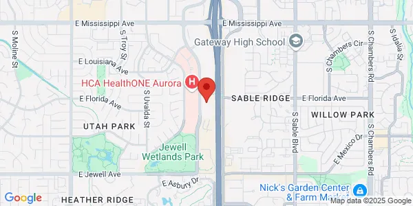Map of 1550 S Potomac St Ste 170 Aurora, CO 80012