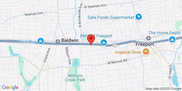 Map of 375 W Sunrise Hwy Freeport, NY 11520