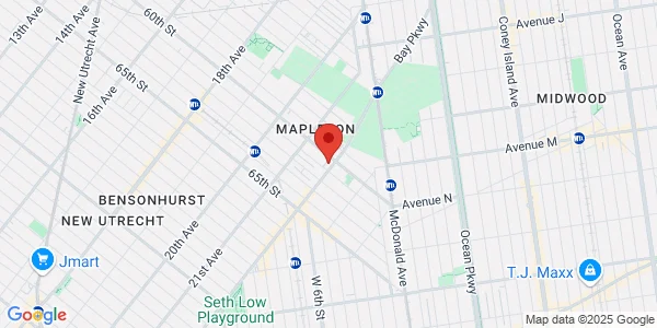 Map of 6010 Bay Pkwy Brooklyn, NY 11204