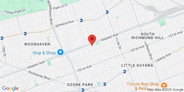 Map of 102-34 Atlantic Ave Ozone Park, NY 11416