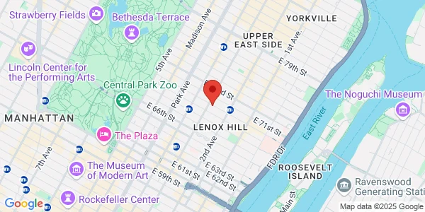 Map of 202 E 70th St New York, NY 10021