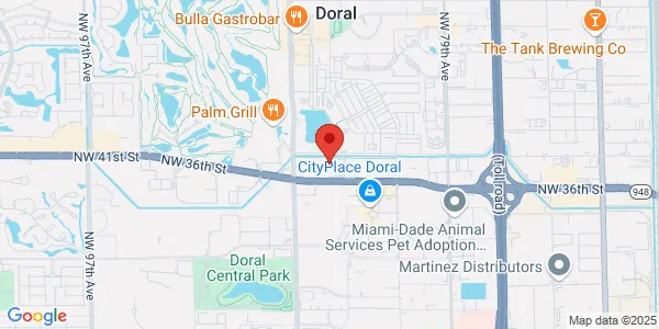 Map of 8600 NW 41st St Miami, FL 33166
