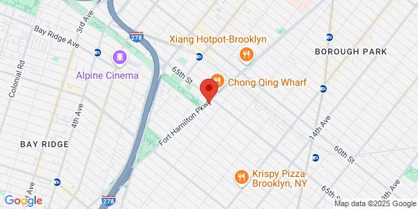 Map of 6511 Fort Hamilton Pkwy Brooklyn, NY 11219