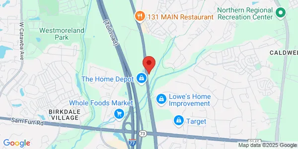 Map of 9606 Caldwell Commons Cir Cornelius, NC 28031