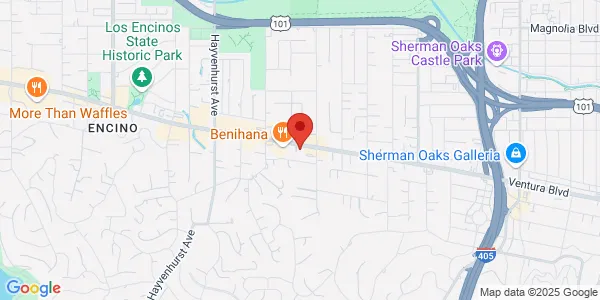 Map of 16130 Ventura Blvd Ste 100 Encino, CA 91356