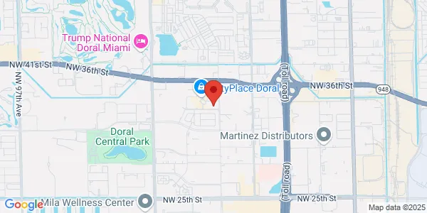 Map of 3470 NW 82nd Ave Ste 119 Doral, FL 33122