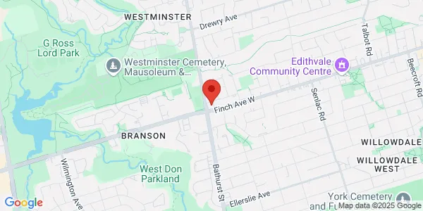 Map of 4949 Bathurst Street North York, ON M2R 1Y1 Canada