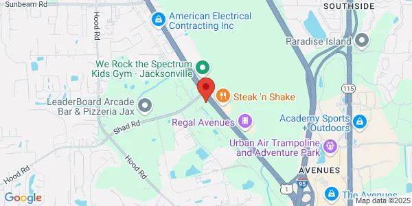 Map of 9440 Philips Hwy Ste 13 Jacksonville, FL 32256