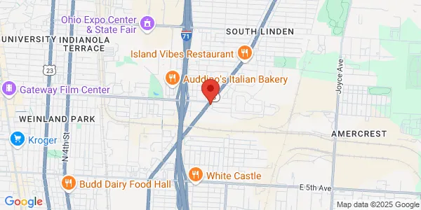 Map of 1390 Cleveland Ave Cota Bldg Fl 2 Columbus, OH 43211