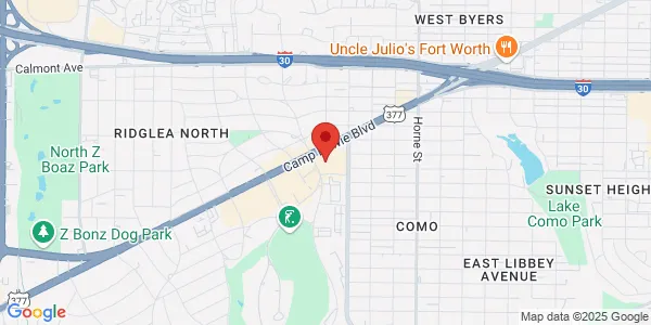Map of 6115 Camp Bowie Blvd Ste 210 Fort Worth, TX 76116