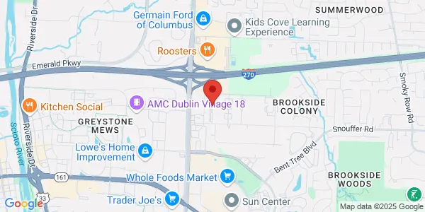 Map of 6814 Caine Rd Columbus, OH 43235