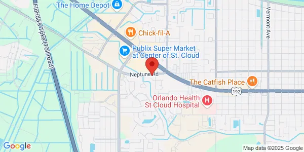 Map of 4271 Neptune Rd Saint Cloud, FL 34769