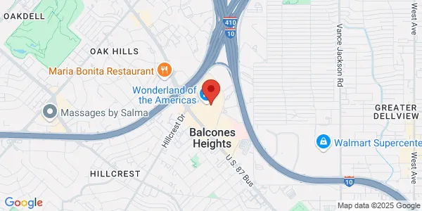 Map of 4522 Fredericksburg Rd Ste A-11 San Antonio, TX 78201