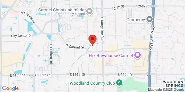 Map of 190 W Carmel Dr Carmel, IN 46032