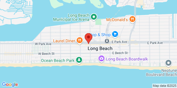 Map of 210 West Park Ave Long Beach, NY 11561