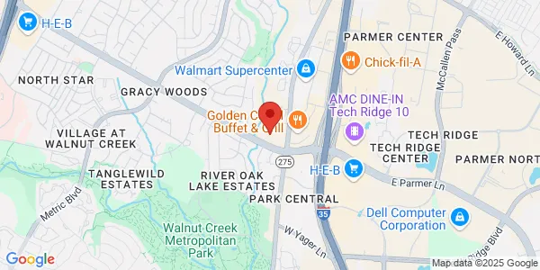 Map of 1212 W Parmer Ln Ste J Austin, TX 78727