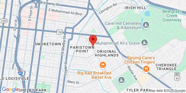 Map of 801 Barett Ave Ste 108 Louisville, KY 40204
