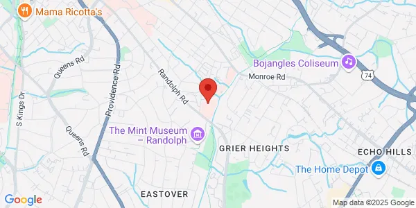 Map of 2711 Randolph Rd Ste 203 Charlotte, NC 28207