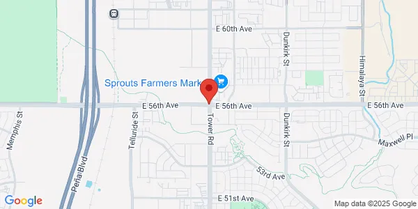 Map of Denver, CO 80249