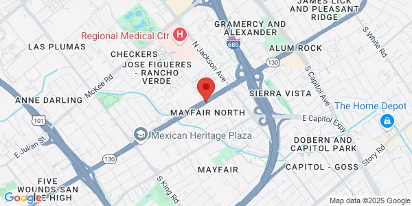 Map of 200 Jose Figueres Ste 199 San Jose, CA 95116