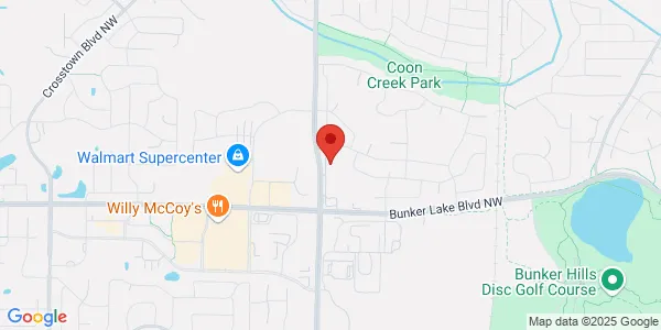 Map of 13819 Hanson Blvd NW Andover, MN 55304