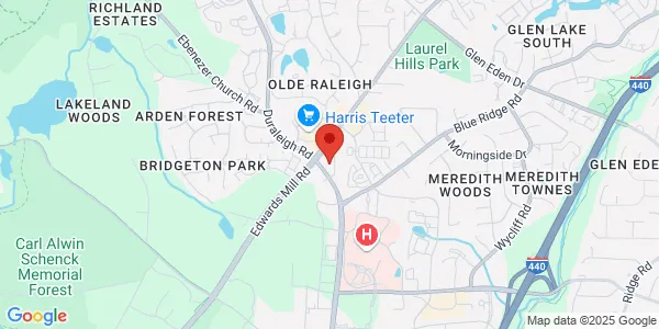 Map of 3100 Duraleigh Rd Raleigh, NC 27612