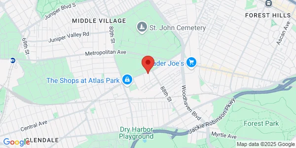 Map of 83-14 Cooper Ave Glendale, NY 11385