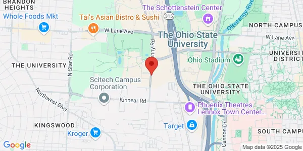 Map of 2050 Kenny Rd Columbus, OH 43221