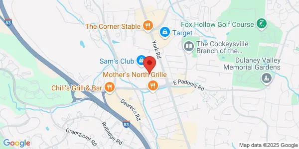 Map of 110 Old Padonia Rd Ste 101 Cockeysville, MD 21030